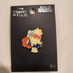 Winnie the Pooh Mushroom Floral Enamel Pin