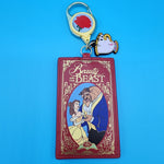 Beauty and the Beast Belle Chip Retractable Lanyard