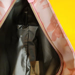 Betsey Johnson Pink Ribbon Bow Insulated Lunch Tote Bag