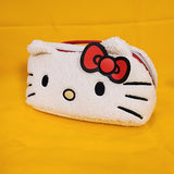 Hello Kitty Sanrio Impressions Plush Travel Makeup Cosmetic Bag Case
