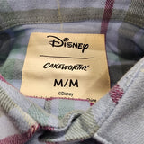 Cakeworthy Disney Lilo and Stitch Blue Flannel Shirt Unisex Medium