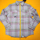 Cakeworthy Disney Lilo and Stitch Blue Flannel Shirt Unisex Medium