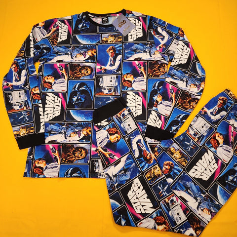 Cakeworthy Star Wars PJ's Set Blue Pajamas Size L
