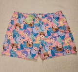 Golden Girls Swim Shorts Unisex AOP Pink XLarge