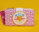 Loungefly Barbie Movie Logo Pink Flamingo Flap Wallet NEW