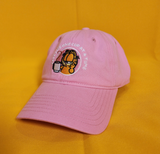Garfield the Cat Pink Coffee Cup Dad Hat Baseball Cap Adjustable Embriodered NEW