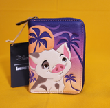 Loungefly Disney Moana Pua & Hei Hei Sunset Zip Around Wallet