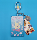 Disney Winnie the Pooh Cherry Blossom Hunny Retractable Lanyard ID Holder