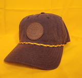 Smokey Bear Snapback Rope Hat Brown Please Be Careful with Fire Patch
