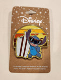 Lilo and Stitch Surf Board Beach Sun Set Enamel Pin