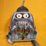 Loungefly Futurama Bender Cosplay WonderCon Limited Edition Mini Backpack