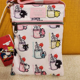Hello Kitty And Friends Drinks Pink AOP Passport Bag