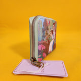 Loungefly Disney Princess Beauty And The Beast Belle Reading Books Zip Wallet