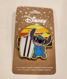 Lilo and Stitch Surf Board Beach Sun Set Enamel Pin