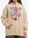 The Golden Girls Pull Over Hoodie Beige Sweatshirt Stay Golden Graphic XLarge