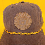 Smokey Bear Snapback Rope Hat Brown Please Be Careful with Fire Patch