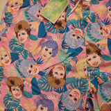 Golden Girls Swim Shorts Unisex AOP Pink XLarge