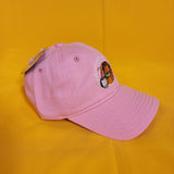 Garfield the Cat Pink Coffee Cup Dad Hat Baseball Cap Adjustable Embriodered NEW