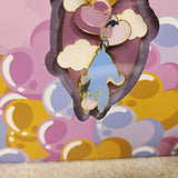 Winnie the Pooh Eeyore Heart Balloons LE Sliding Enamel Pin