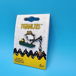 Loungefly Peanuts Snoopy and Woodstock Fishing Boat Dangling Enamel Pin NEW