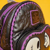 Loungefly Disney NBC Jack & Sally Quilted Heart Meant to Be Mini Backpack