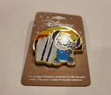 Lilo and Stitch Surf Board Beach Sun Set Enamel Pin