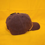 Smokey Bear Snapback Rope Hat Brown Please Be Careful with Fire Patch