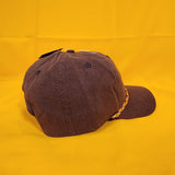 Smokey Bear Snapback Rope Hat Brown Please Be Careful with Fire Patch
