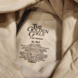 The Golden Girls Pull Over Hoodie Beige Sweatshirt Stay Golden Graphic XLarge