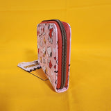 Loungefly Peanuts Snoopy & Woodstock Valentine's Day Heart AOP Zip Wallet