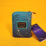 Loungefly Harry Potter Herbology Mandrake Plant Green Zip Wallet