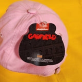 Garfield the Cat Pink Coffee Cup Dad Hat Baseball Cap Adjustable Embriodered NEW