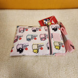 Hello Kitty And Friends Drinks Pink AOP Passport Bag