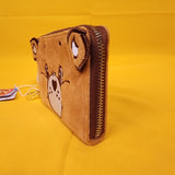 Care Bears Tenderheart Bear Plush Cosplay Zip Around Wallet