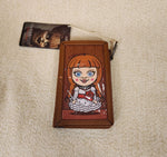 Annabelle Doll Box Cosplay Horror Movie Halloween Flap Wallet