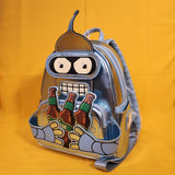 Loungefly Futurama Bender Cosplay WonderCon Limited Edition Mini Backpack