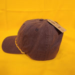 Smokey Bear Snapback Rope Hat Brown Please Be Careful with Fire Patch