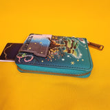 Loungefly Harry Potter Herbology Mandrake Plant Green Zip Wallet