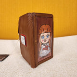 Annabelle Doll Box Cosplay Horror Movie Halloween Flap Wallet