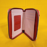 Loungefly Peanuts Snoopy & Woodstock Valentine's Day Heart AOP Zip Wallet