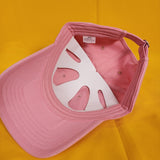 Garfield the Cat Pink Coffee Cup Dad Hat Baseball Cap Adjustable Embriodered NEW