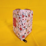 Loungefly Peanuts Snoopy & Woodstock Valentine's Day Heart AOP Zip Wallet