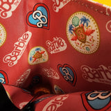 Loungefly Barbie Movie Logo Pink Flamingo Flap Wallet NEW