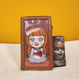 Annabelle Doll Box Cosplay Horror Movie Halloween Flap Wallet