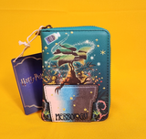 Loungefly Harry Potter Herbology Mandrake Plant Green Zip Wallet