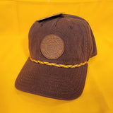 Smokey Bear Snapback Rope Hat Brown Please Be Careful with Fire Patch