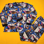 Cakeworthy Star Wars PJ's Set Blue Pajamas Size L