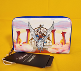 Loungefly Disney Hercules Mount Olympus Golden Gates Zip Around Wallet