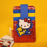 Loungefly Hello Kitty 50th Anniversary Teddy Metalic Bow Cardholder Wallet