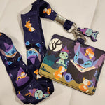 Lilo and Stitch Witch Story Time Ducklings Halloween Lanyard
